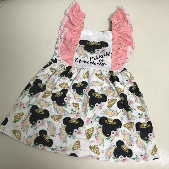 Minnie mouse cute dress lace ruffles - Picture 3 of 6